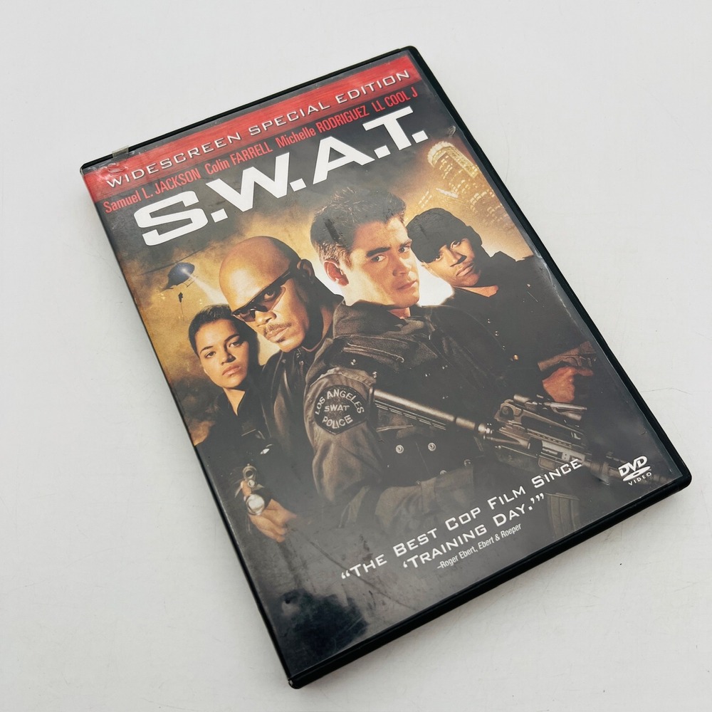 S.W.A.T. DVD Widescreen Special Edition Samuel L Jackson Colin Farrell Action